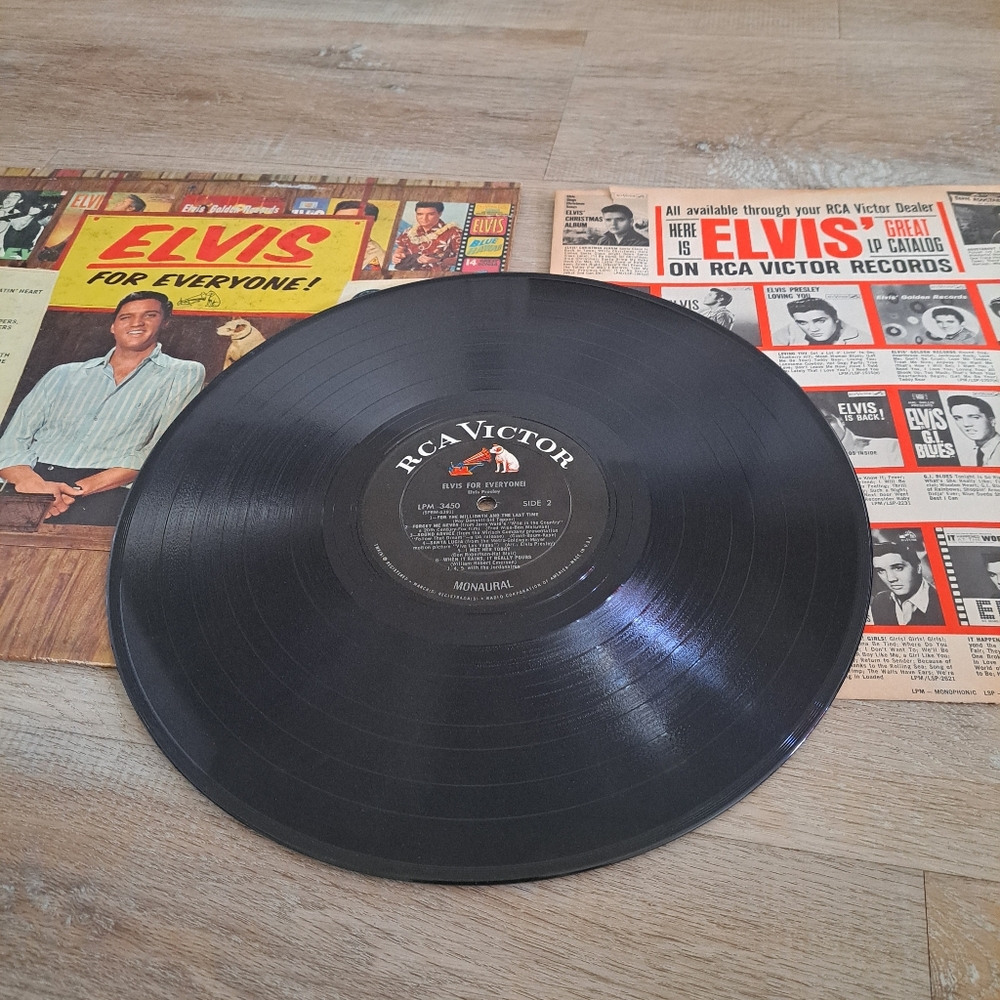 Elvis Presley For Everyone! LPM Your Cheatin' Heart & Many More Used